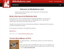 Tablet Screenshot of mikeroberto.com